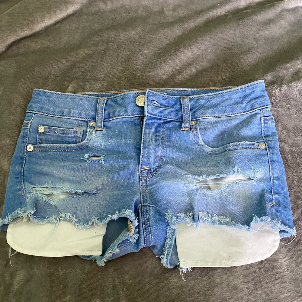 american eagle jean shorts